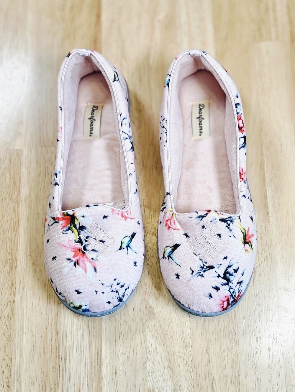 Memory foam Floral Slippers